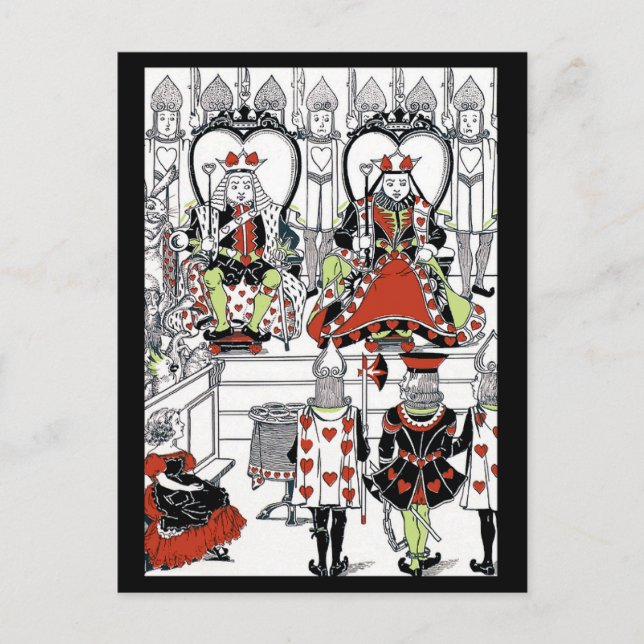 Alice in Wonderland Postcard (Front)