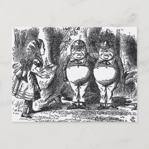 Alice in Wonderland Postcard