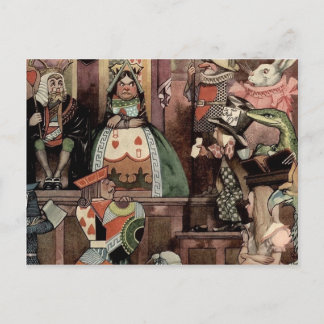 Alice In Wonderland Postcard