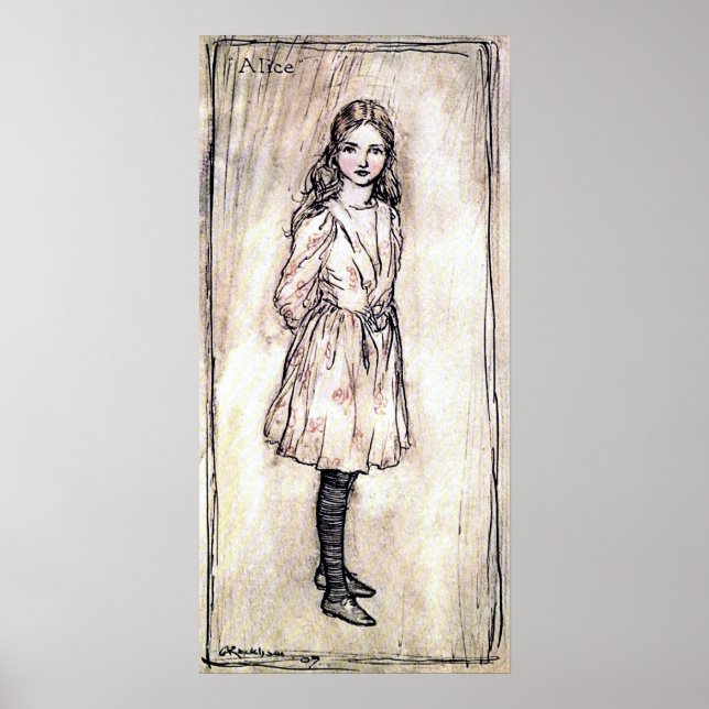 Alice In Wonderland Poster (Front)