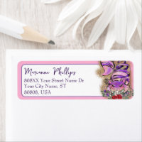 Alice in Wonderland Purple and Pink Cheshire Cat