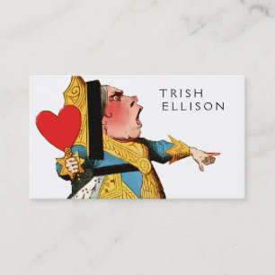 Alice in Wonderland Queen of Hearts Business Card