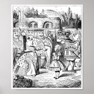 Alice in Wonderland: Queen of Hearts & First-Knave Poster