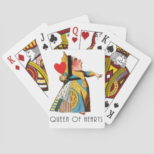 Alice in Wonderland Queen of Hearts Playing Cards