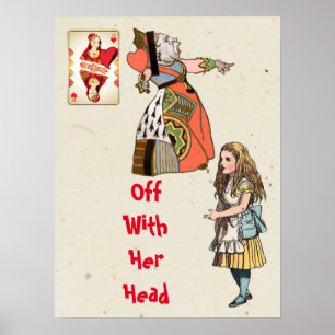Alice in Wonderland - Queen of Hearts Poster