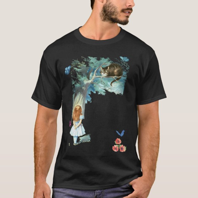 Alice In Wonderland Quote - Imagination T-Shirt (Front)