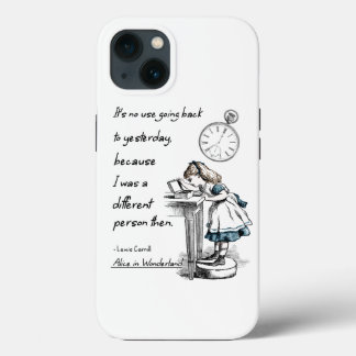 Alice in Wonderland Quotes iPhone Case