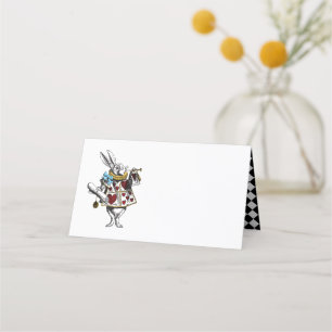 Alice in Wonderland Rabbit Place Card