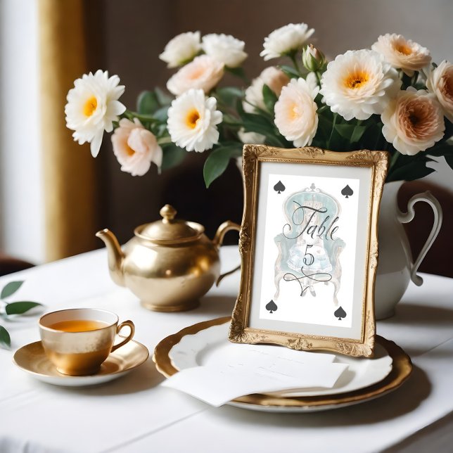 Alice in Wonderland Royal Throne Playing Card (Alice in Wonderland Royal Throne Playing Card)