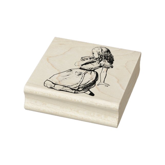 Alice in Wonderland Rubber Stamp (Stamp)