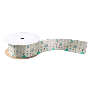 Alice in wonderland satin ribbon