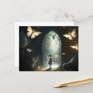 Alice in Wonderland Scene Postcard
