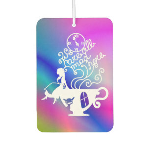 Alice in Wonderland. Silhouette illustration Car Air Freshener
