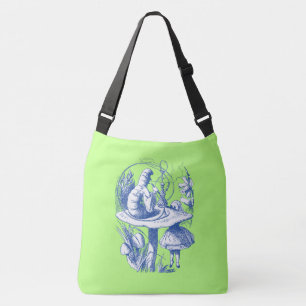 Alice in Wonderland Smoking Centipede Crossbody Bag