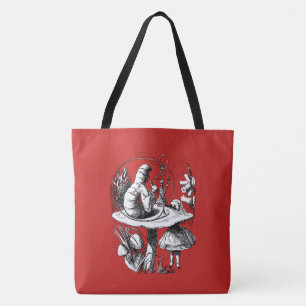 Alice in Wonderland Smoking Centipede Tote Bag
