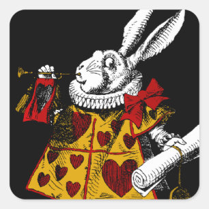 Alice in Wonderland Square Sticker