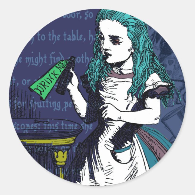 Alice in Wonderland Stickers (Front)