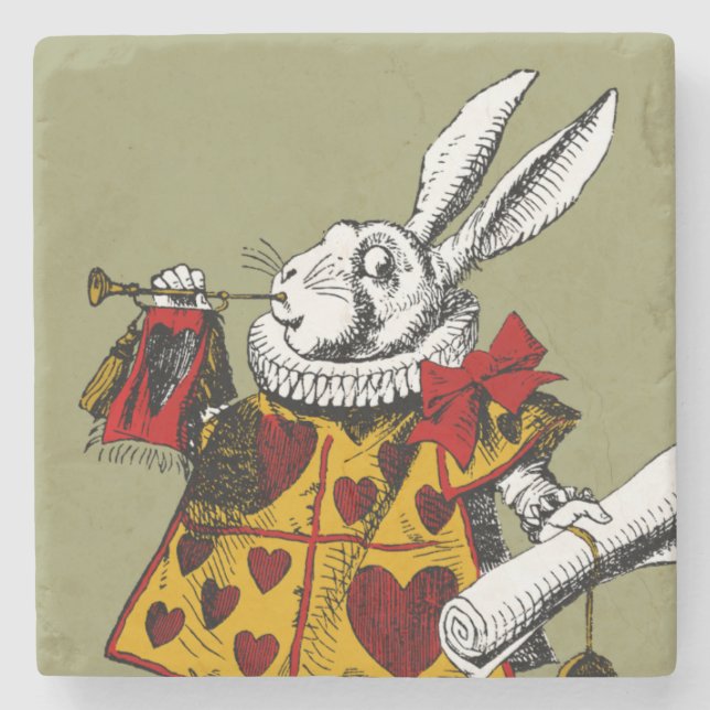 Alice in Wonderland Stone Coaster (Front)