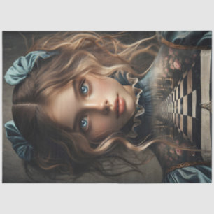 Alice in Wonderland Style Girl Paper   Gothic 