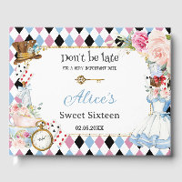 Alice in Wonderland Sweet 16 Birthday Quinceanera 