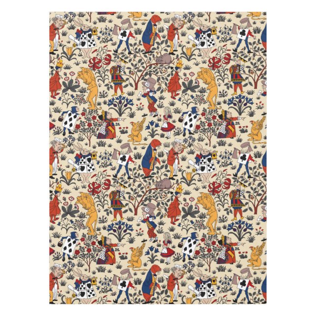 Alice in Wonderland Tablecloth (Front)