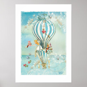 Alice In Wonderland Tea at Four O'Clock Poster