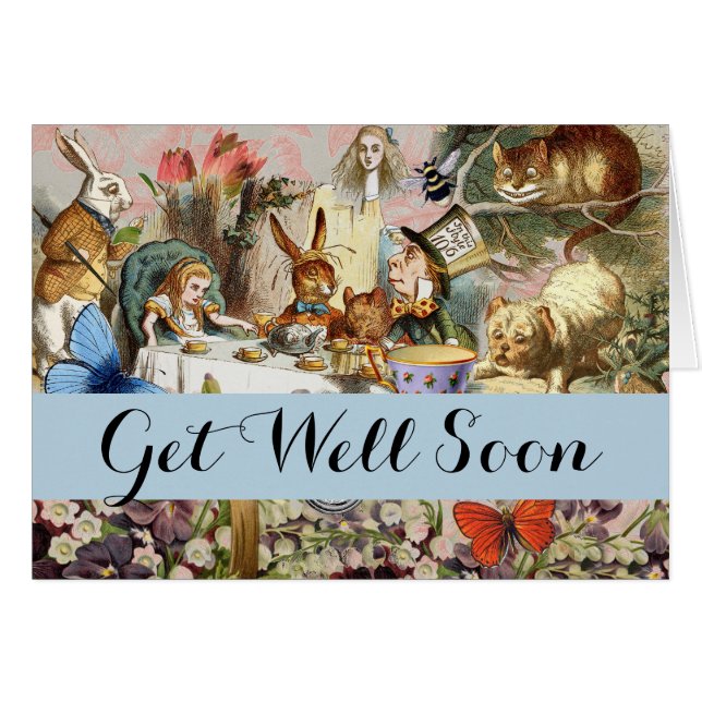 Alice in Wonderland Tea Party Art (Front Horizontal)