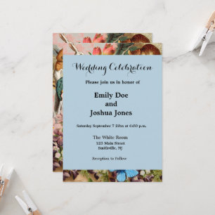 Alice in Wonderland Tea Party Art Invitation