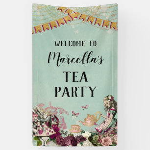 Alice in Wonderland Tea Party Banner