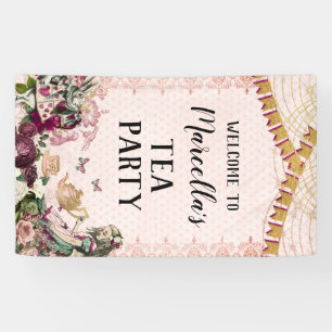 Alice in Wonderland Tea Party Banner