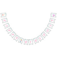 Alice in Wonderland Tea Party Birthday Banner