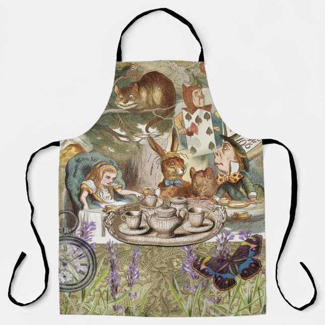 Alice in Wonderland Tea Party Guests Apron (Front)
