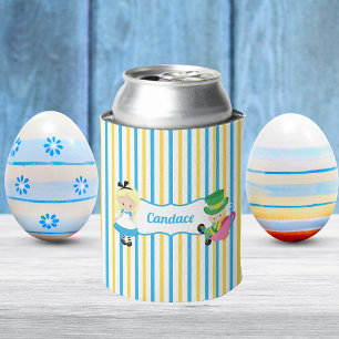 Alice in Wonderland Tea Party Happy Birthday Can Cooler