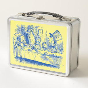 Alice in Wonderland Tea Party  Metal Lunch Box