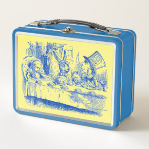 Alice in Wonderland Tea Party  Metal Lunch Box
