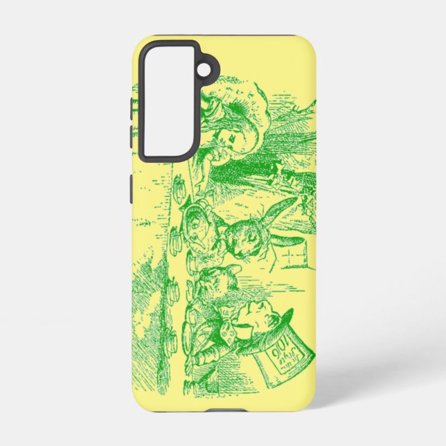 Alice in Wonderland Tea Party Samsung Galaxy S21 Case (Back)