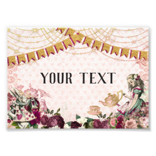 Alice in Wonderland Tea Photo Print