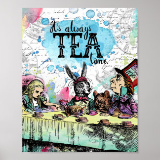 Alice in Wonderland - Tea Time  Poster