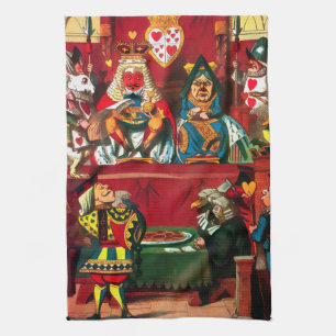 Alice in Wonderland Tea Towel