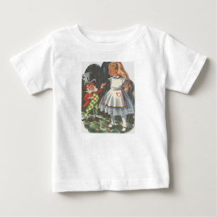 Alice in Wonderland & The Mad Hatter Baby T-Shirt