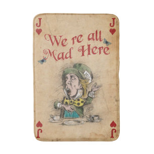 Alice in Wonderland, The Mad Hatter, Bath Mat