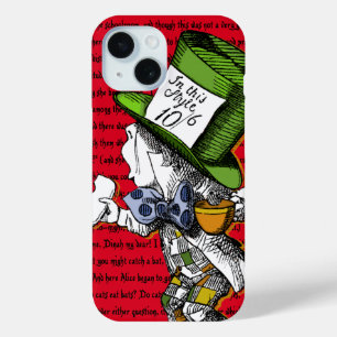 Alice in Wonderland The Mad Hatter Case-Mate iPh iPhone 15 Case