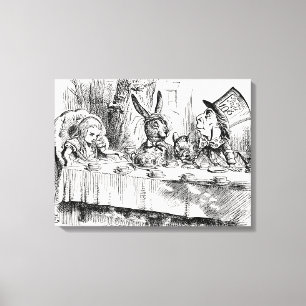Alice in Wonderland - The Mad Hatter’s Tea Party Canvas Print