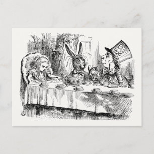 Alice in Wonderland - The Mad Hatter’s Tea Party Postcard