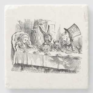 Alice in Wonderland - The Mad Hatter’s Tea Party Stone Coaster