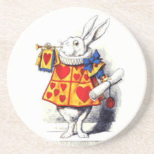 Alice in Wonderland The White Rabbit by Tenniel Coaster