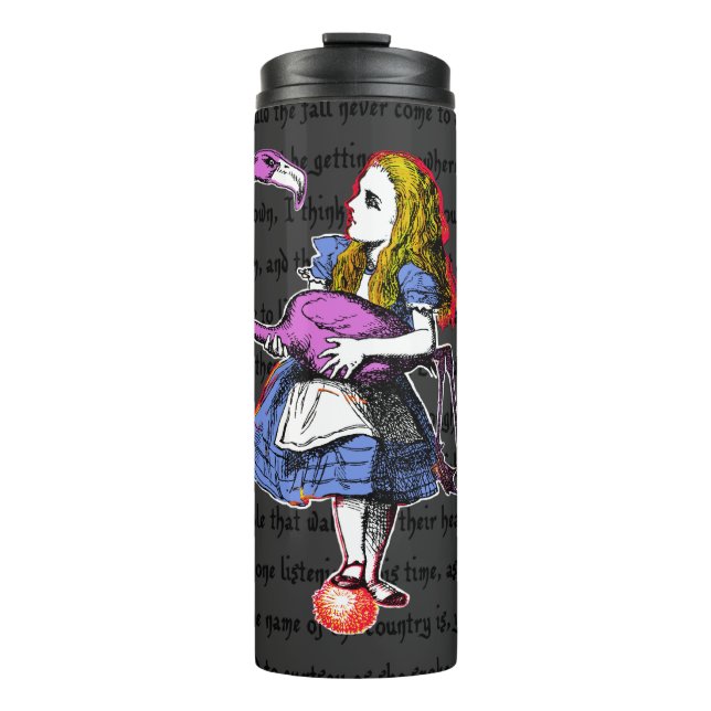 Alice in Wonderland Thermal Tumbler (Front)