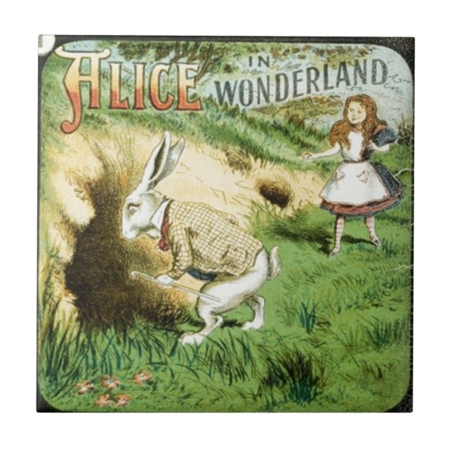 Alice in Wonderland Tile (Front)