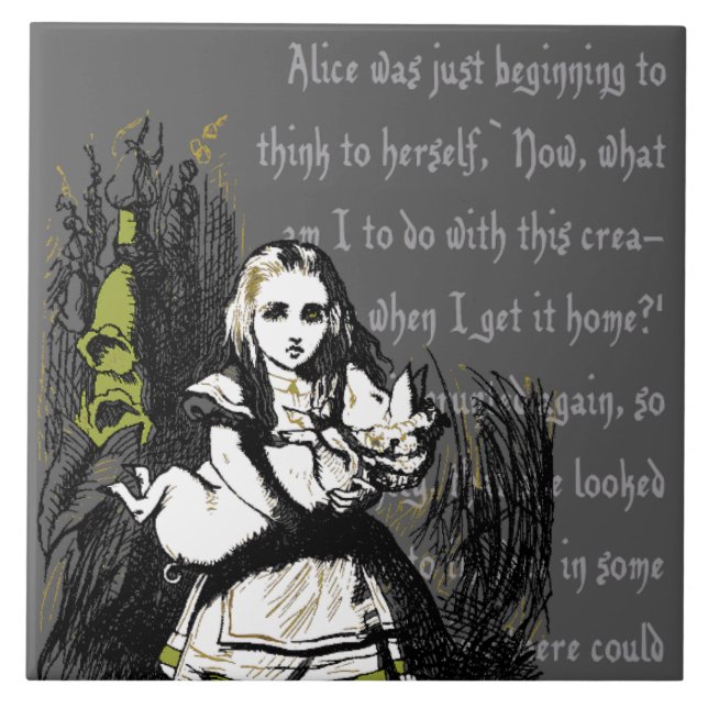 Alice in Wonderland Tile (Front)