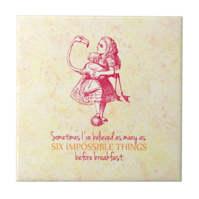 Alice in Wonderland Tile (Front)